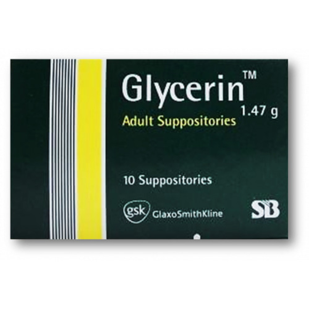 GLYCERIN ADULT GLAXO 10 SUPP