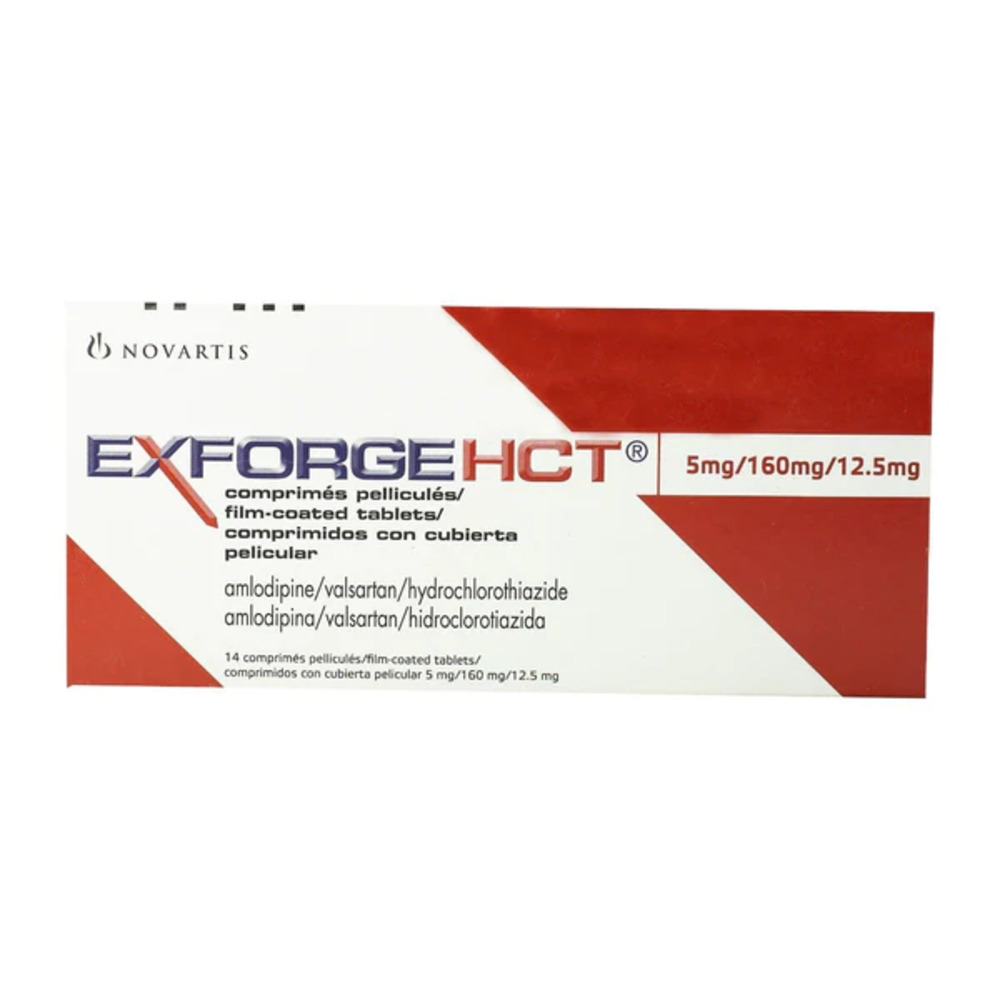 EXFORGE HCT 5/160/12.5  MG 14  TAB