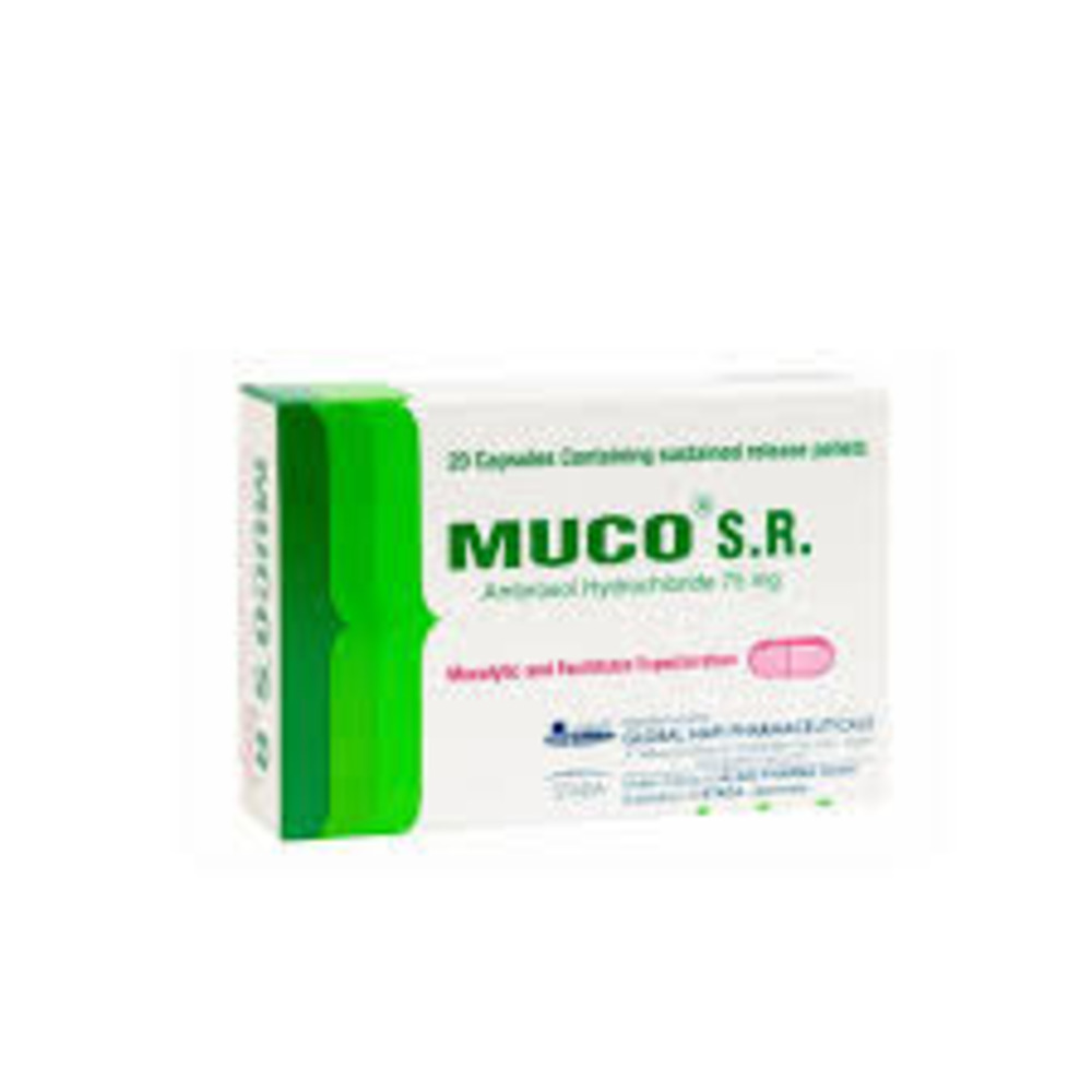 MUCO SR 75 MG 20 CAP