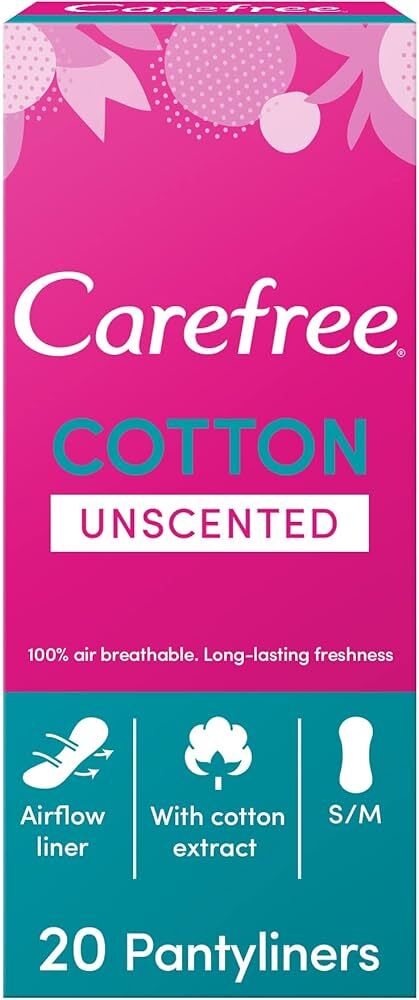 CAREFREE COTTON PERFUME FREE 20 UNITS