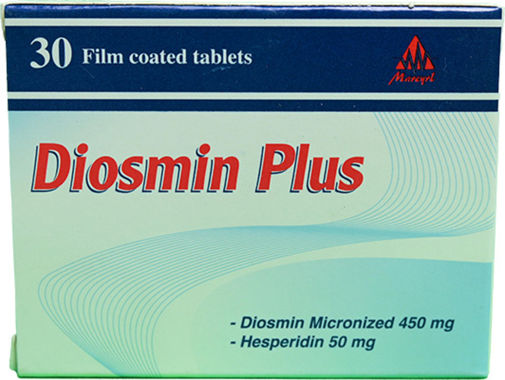 DIOSMIN PLUS 500 MG 30 TAB
