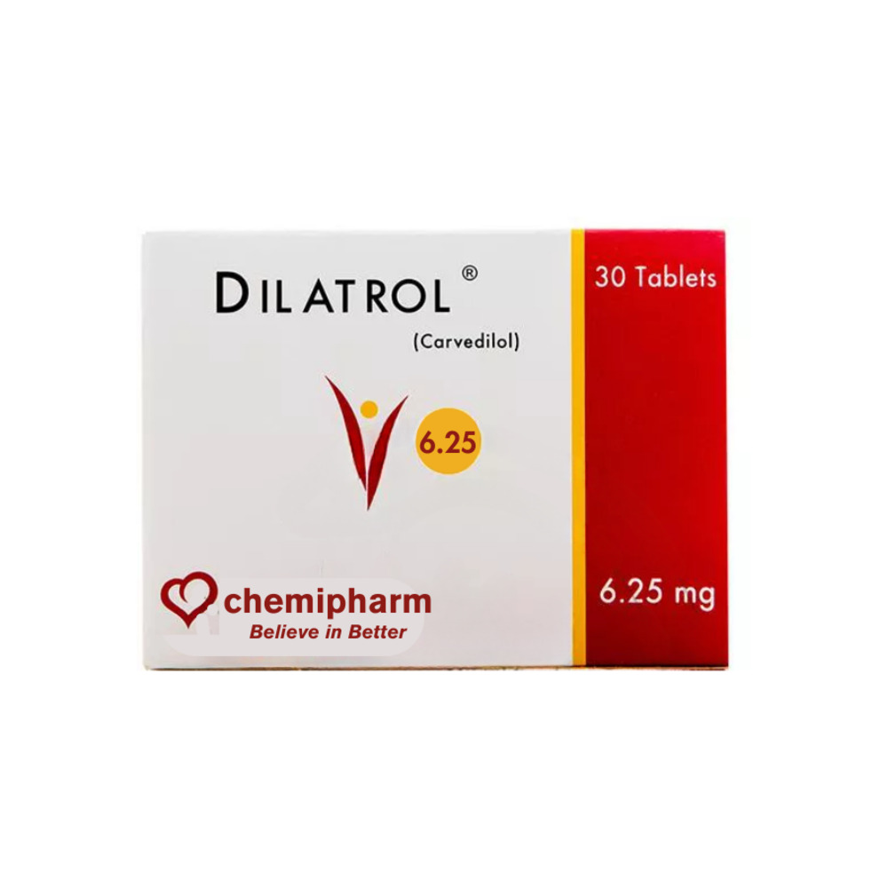 DILATROL 6.25 MG 30 TABS
