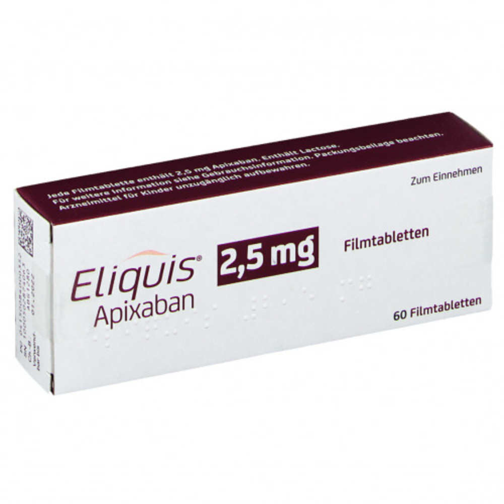 ELIQUIS 2.5 MG 20 TAB