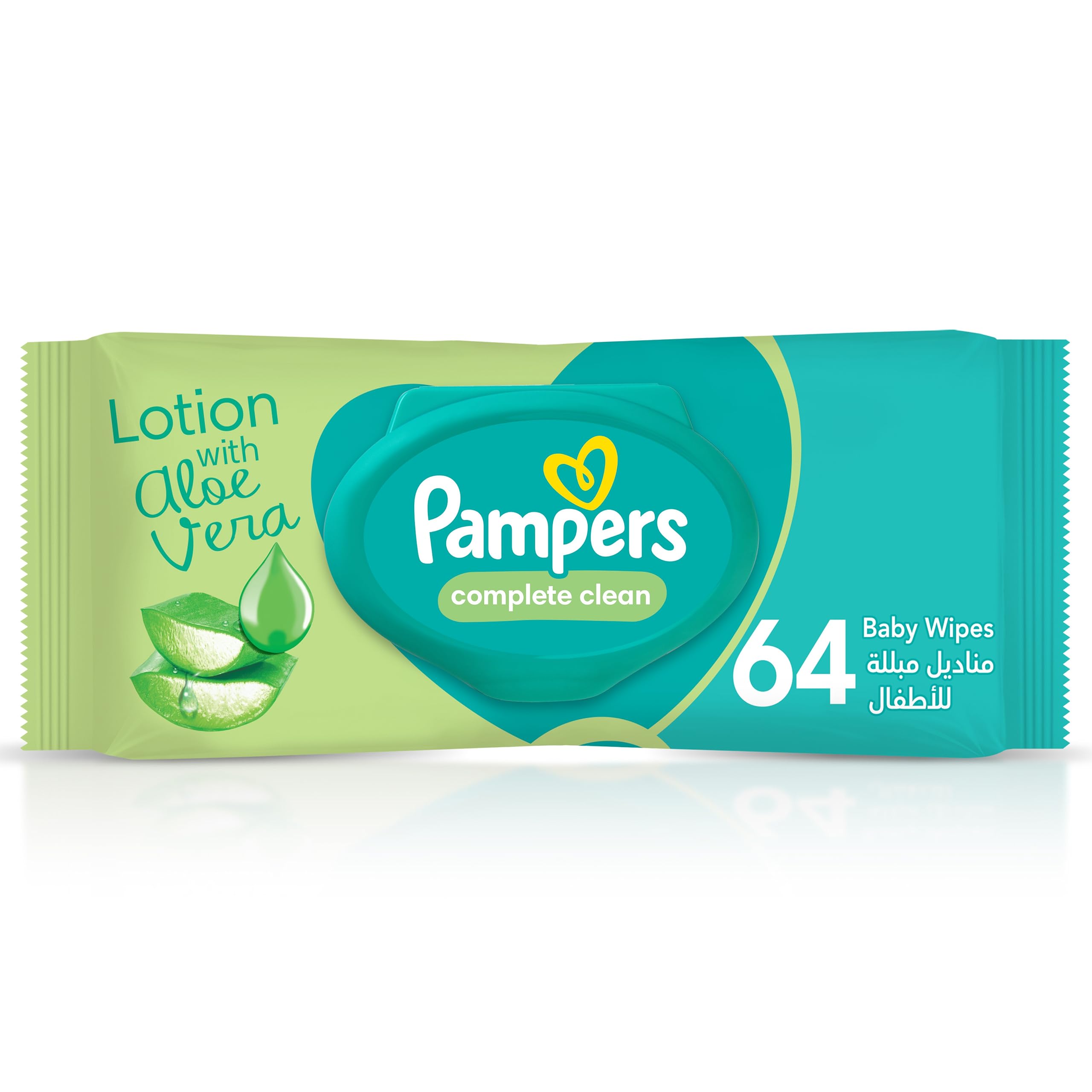 PAMPERS BABY ALOE VERA 64 WIPES