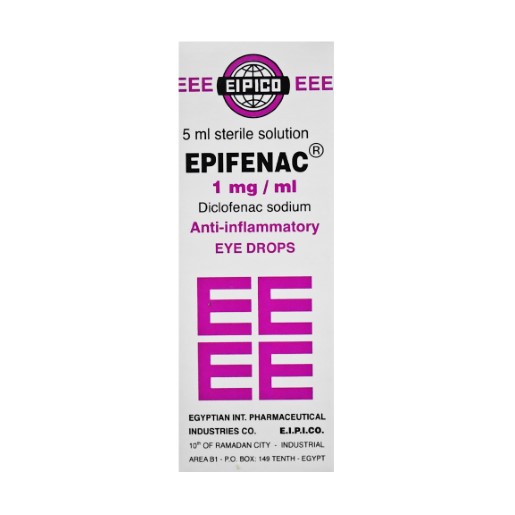 EPIFENAC 0.1% 5 CC EYE DROPS