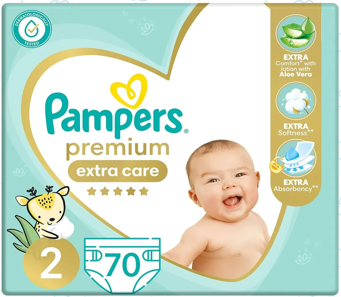 PAMPERS SAUDI SIZE 2 70 PC