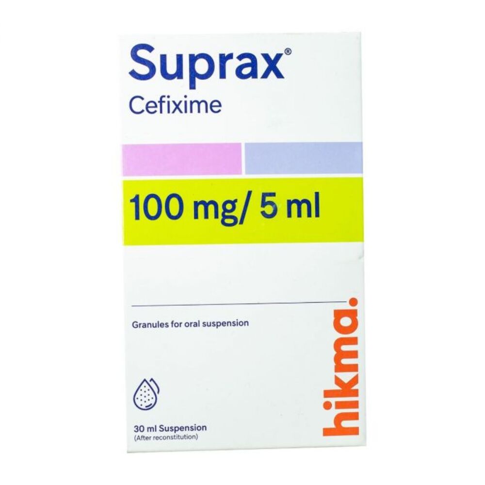 SUPRAX 100MG 30CC SUSP.