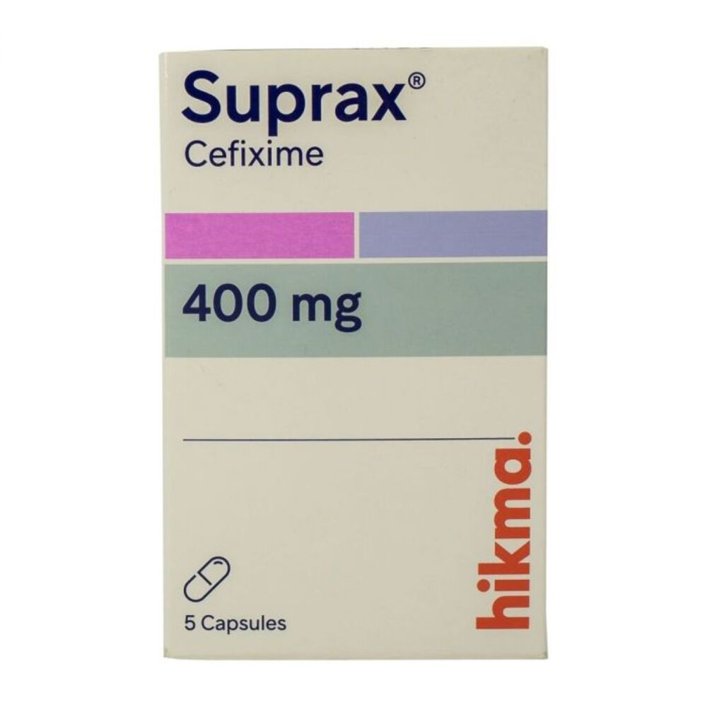 SUPRAX 400MG 5CAP.