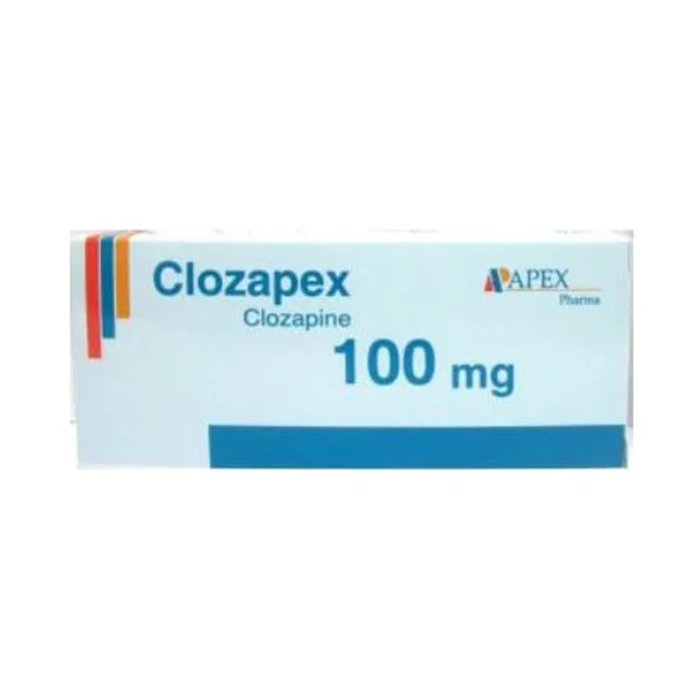 CLOZAPEX 100 MG 50 TAB