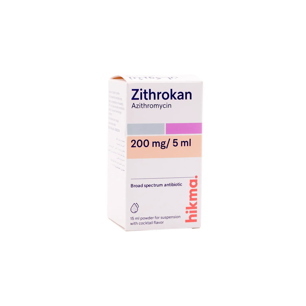 ZITHROKAN 200MG SYP