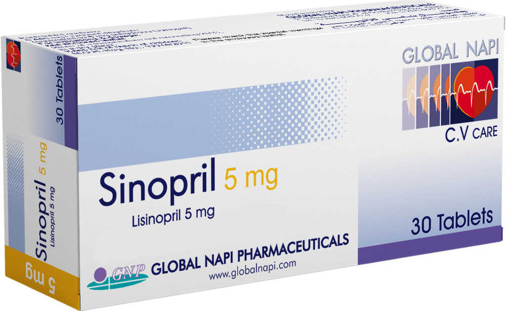 SINOPRIL 5MG 30TAB