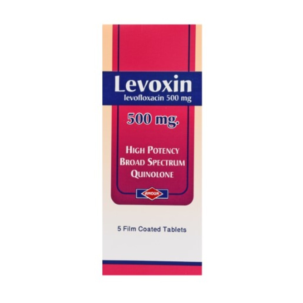 LEVOXIN 500 MG 5 TABS