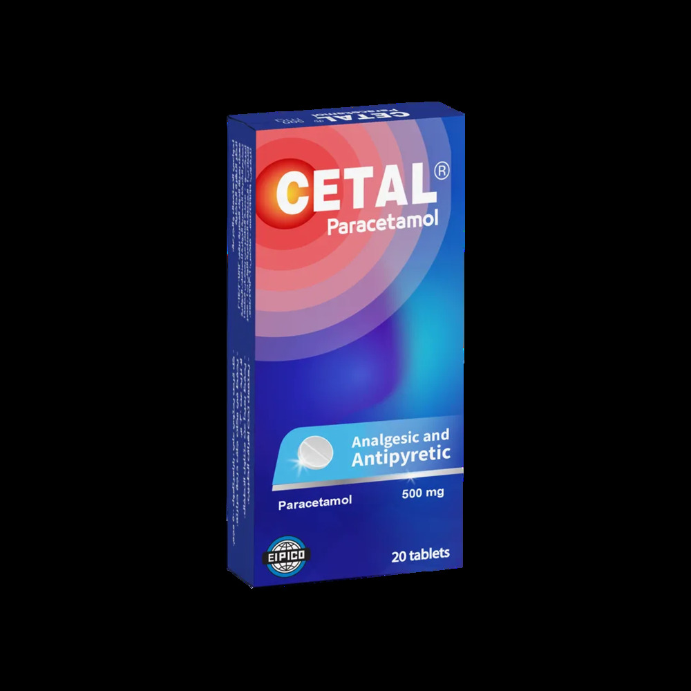 CETAL 500 MG 20 T.