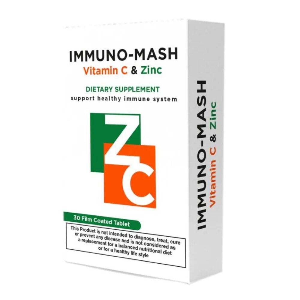 IMMUNO MASH VIT C & ZINC 30 TAB