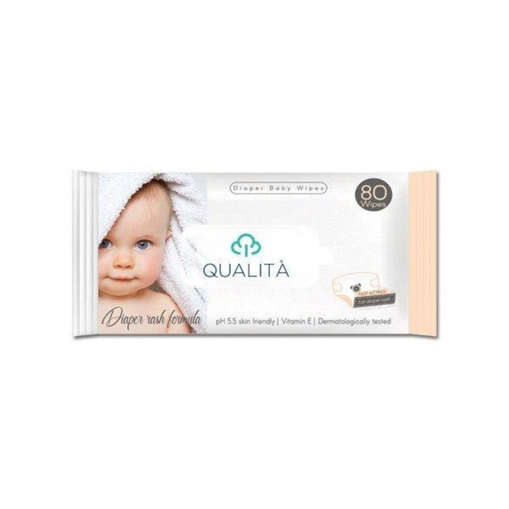 QUALITA ZINIC BABY WIPES 80PCS