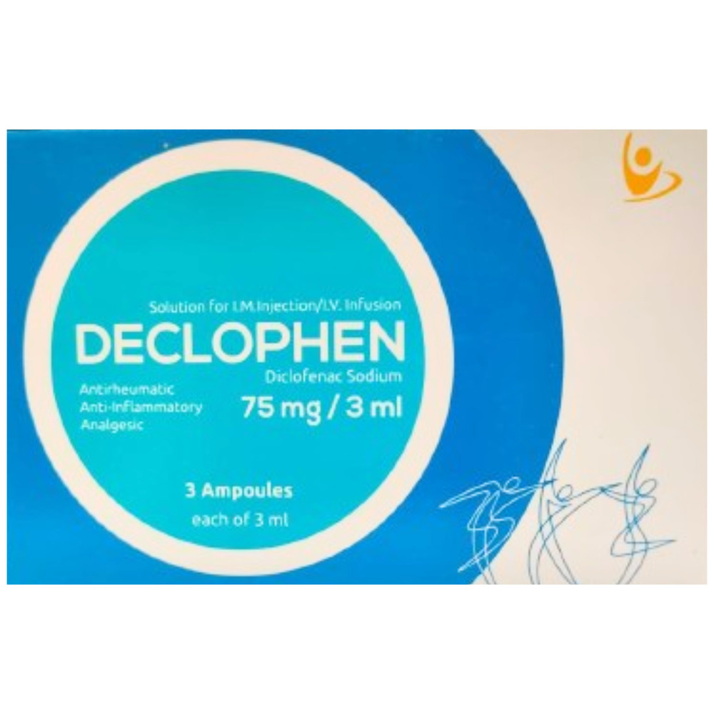 DECLOPHEN 75 MG 3 AMPS