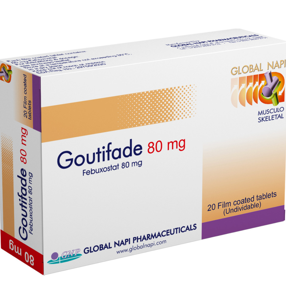 GOUTIFADE 80 MG 30 TABS