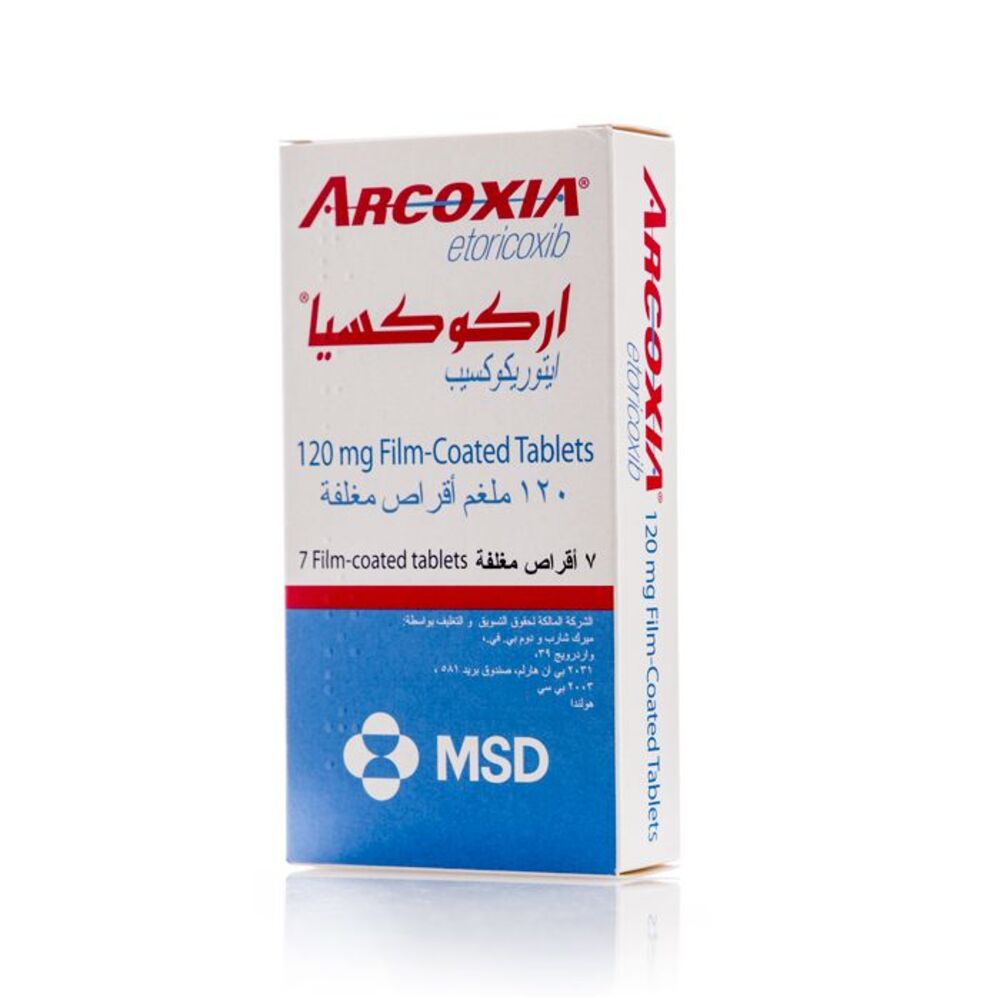 ARCOXIA 120 MG 7 TAB