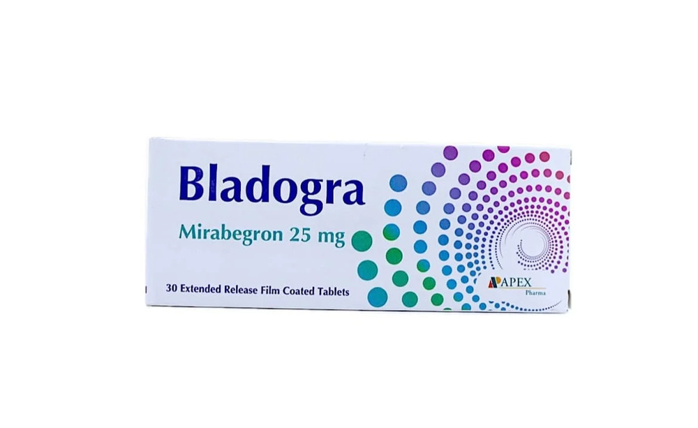 BLADOGRA 25 MG 30 TAB