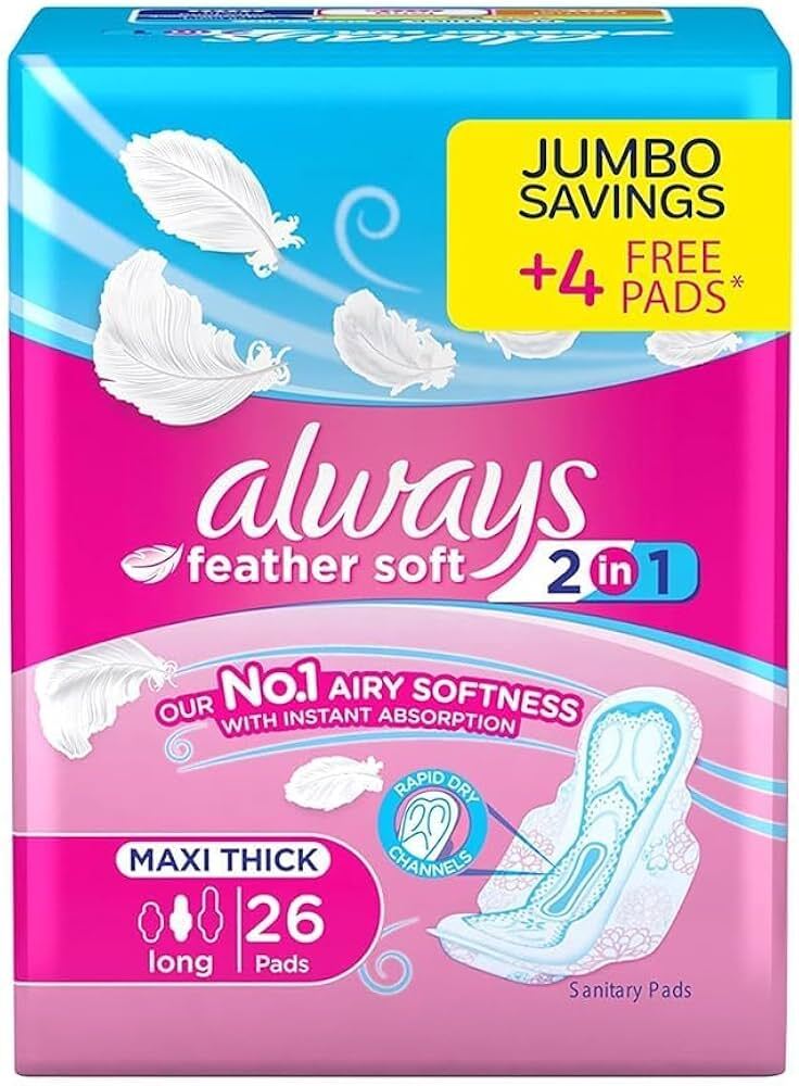 الويز ماكسي سميك نعومة الريش 26+4 طويل