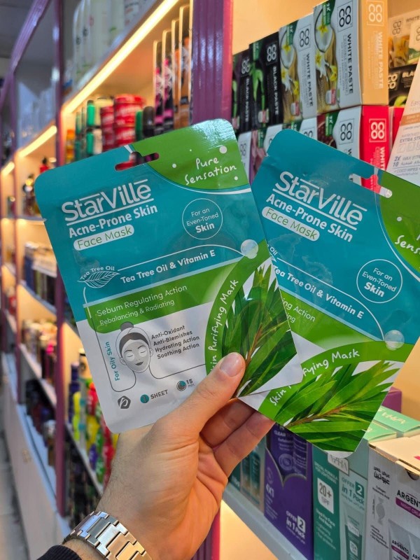 ستارفيل شيت ماسك لتنقيه الوجه من الحبوب